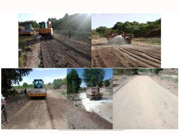 甘肃.渭南——黄土路面固化